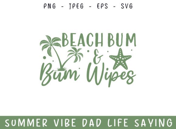 A Designer's Review: The Beach Bun Wipes Summer Days SVG Asset for Branding