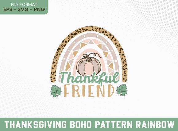 A Designer's Take on the Thankful Friend Boho SVG