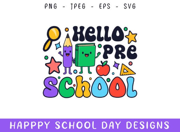A Professional Review: Hello Pre School SVG for Crafts & Graphics