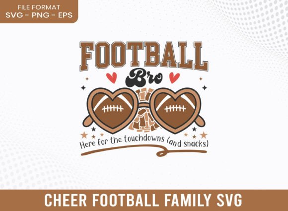 A Versatile Football Graphic for Crafts and Branding