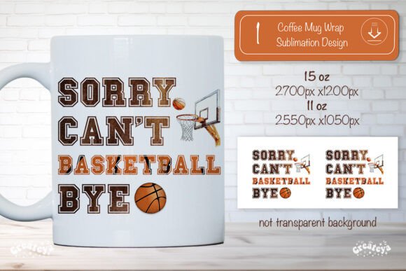 An Embroidery Designer Reviews the Basketball Mug Wrap PNG