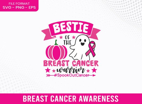 Bestie of Breast Cancer Awareness SVG for Graphics & Crafts