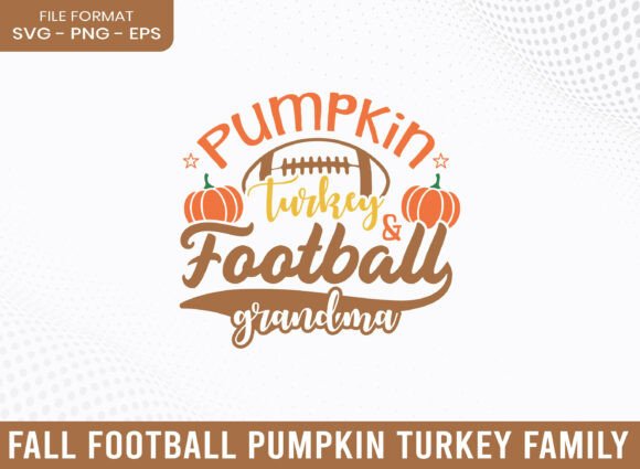 Crafting Autumn Football Vibes with Grandma's SVG Graphics