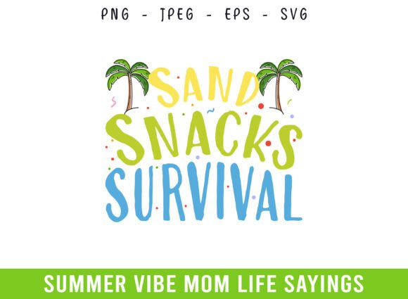 Designing Summer Vibes with a Mom Life SVG Graphic
