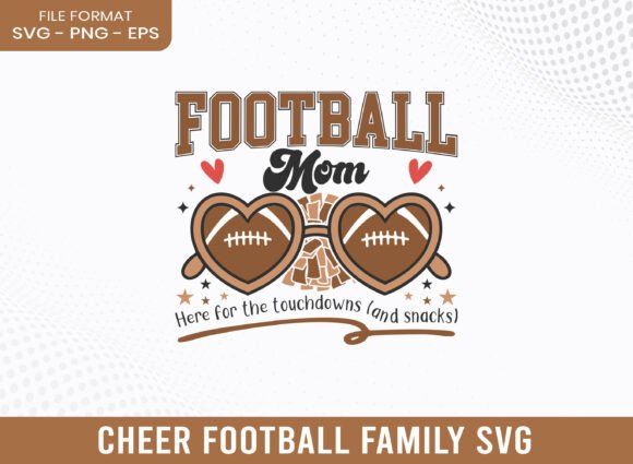 Football Mom Graphics for Crafts and Seasonal Gifts
