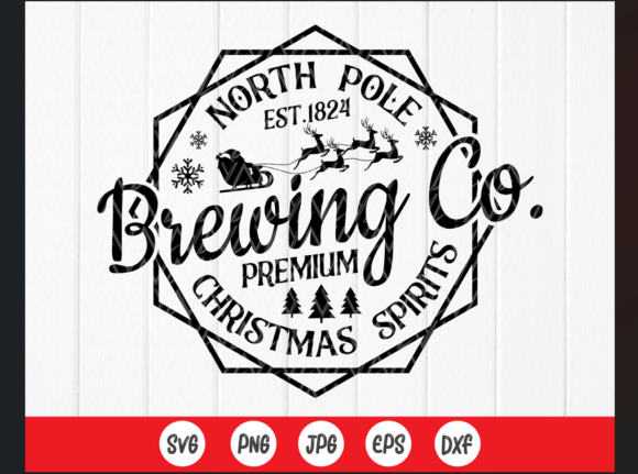 North Pole Brewing Co: A Festive Brand Design Asset Review