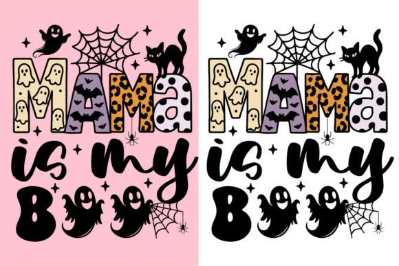 Reviewing Mama is My Boo Vintage Halloween SVG Design