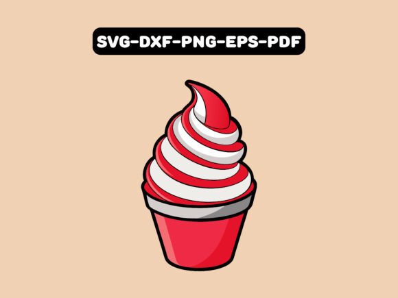Swirl Ice Cream Cup SVG: A Perfect Graphics Asset for Crafts